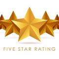 5 star average rating on Facebook & Google